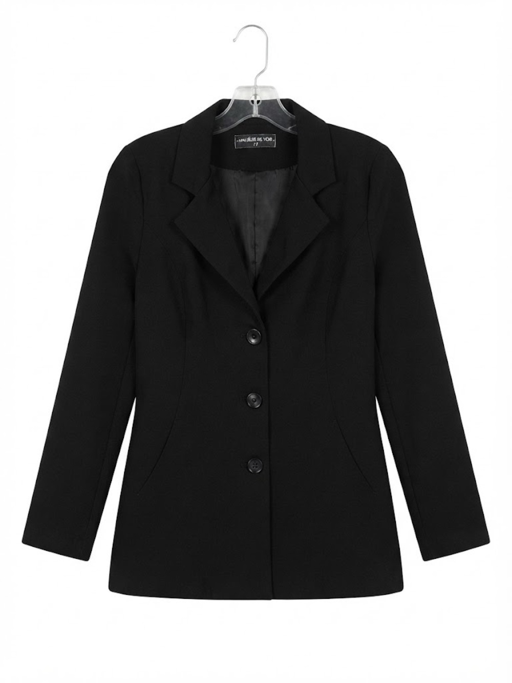 Maniere de Voir Three Button Blazer structural size 8